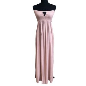 ANGL Strapless Maxi Dress